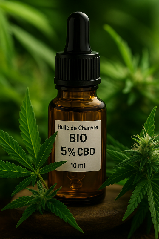 Huile CBD BIO 5% – Sérénité Naturelle — DolceFlower