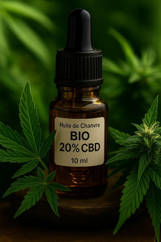 Huile de Chanvre BIO CBD 20% – Concentration maximale, efficacité naturelle | DolceFlower