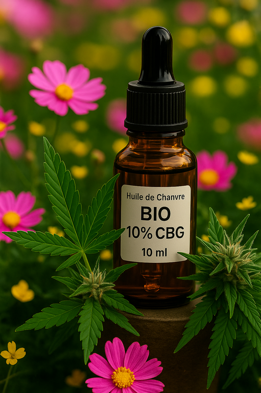 Huile de Chanvre BIO CBG 10% – L’extrait naturel de performance et de clarté | DolceFlower