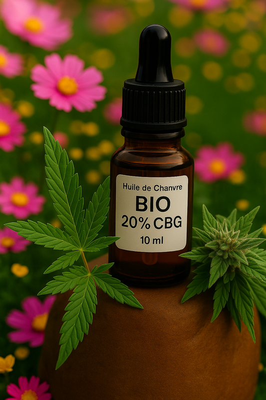 Huile de Chanvre BIO CBG 20% – L’intensité pure au service de l’esprit | DolceFlower
